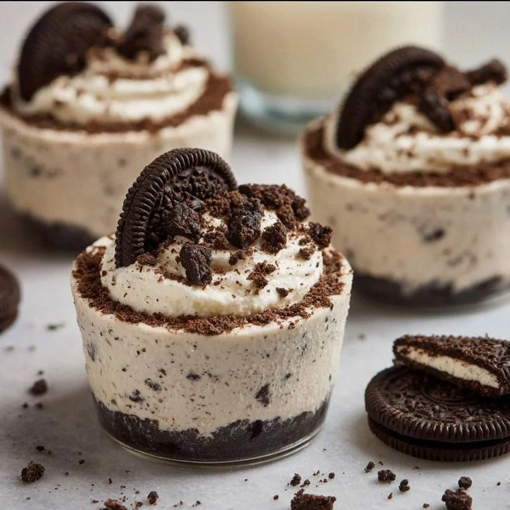 Oreo No-Bake Cheesecake Cups