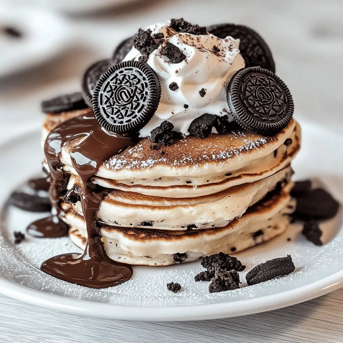 Oreo Pancakes: Indulgent Fluffy Treats for Breakfast Bliss