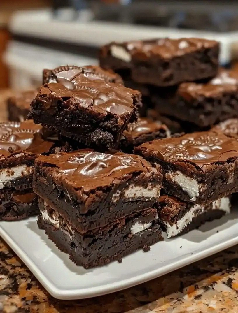 Oreo Reese’s Fudge Brownies