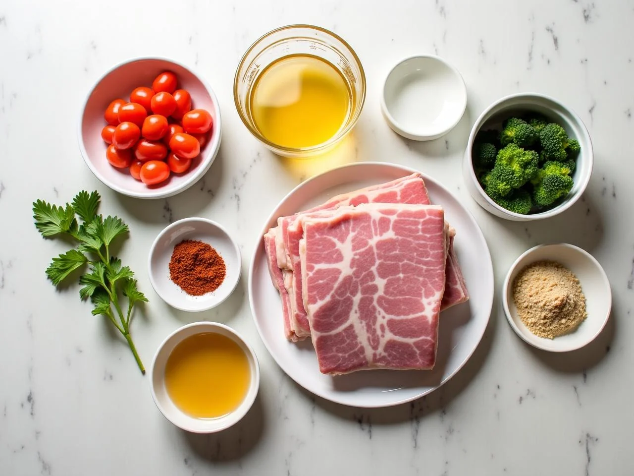 Ingredients for Oven-Baked Baby Back Ribs