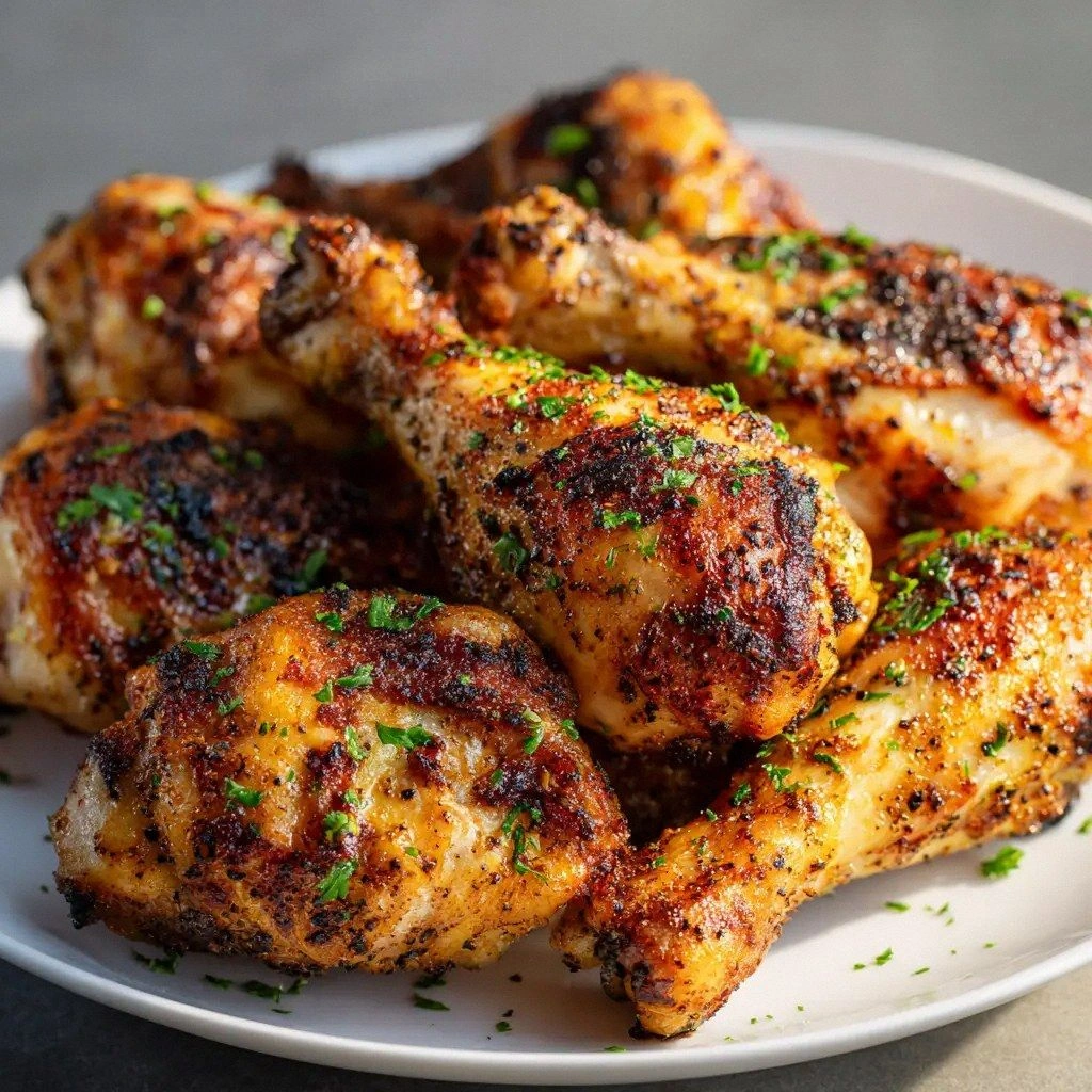 Oven-Baked Chicken Drumsticks: