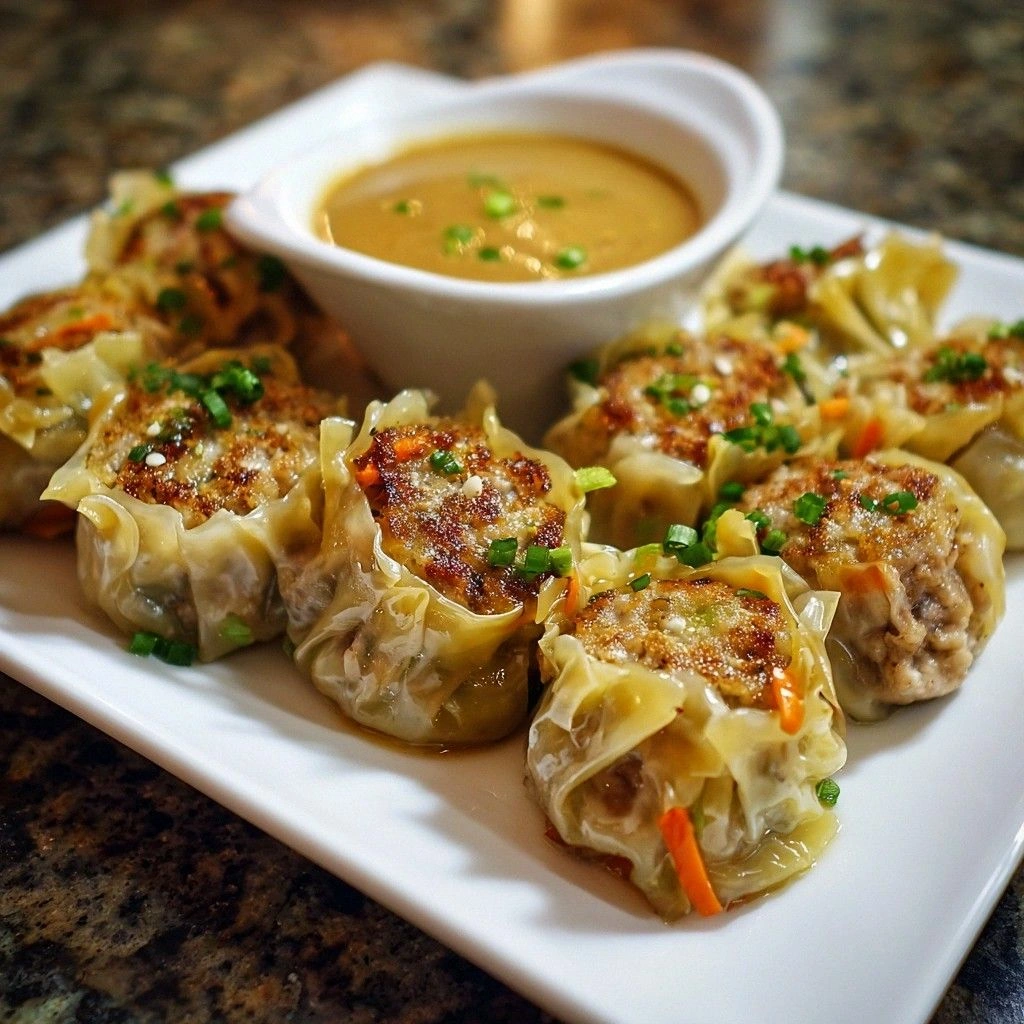 Oven-Baked Dumplings with Pean