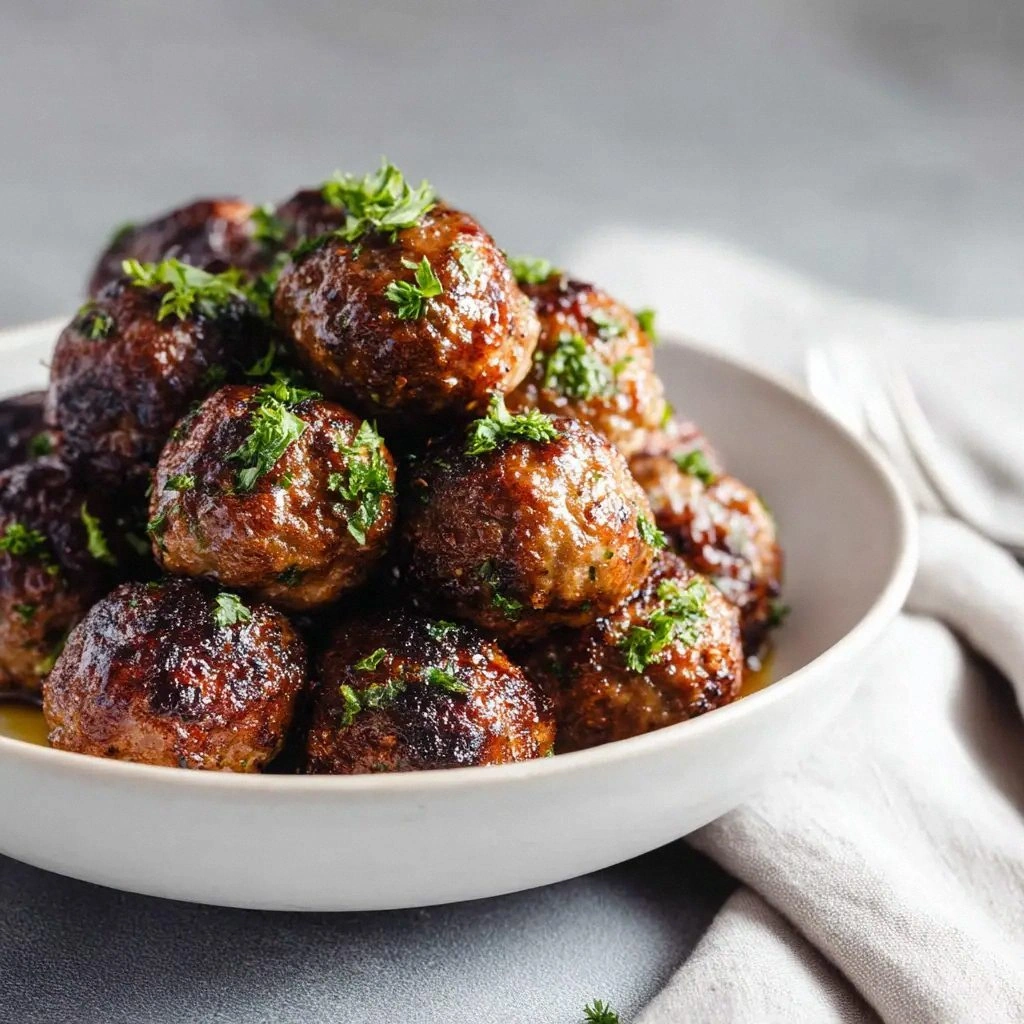 Oven Baked Meatballs Recipe (T