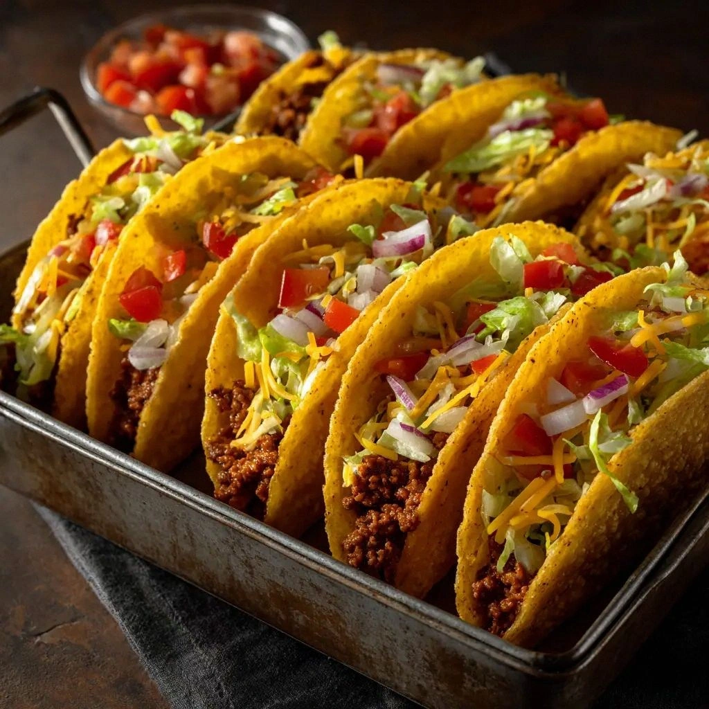 Oven-Baked Tacos (The Crispies