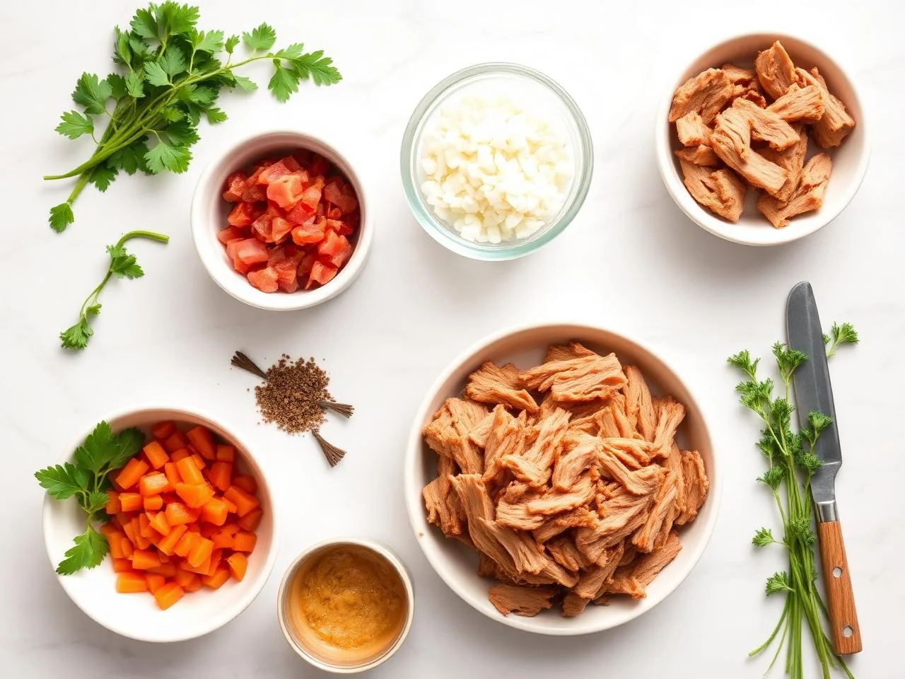 Ingredients for Oven Pulled Pork