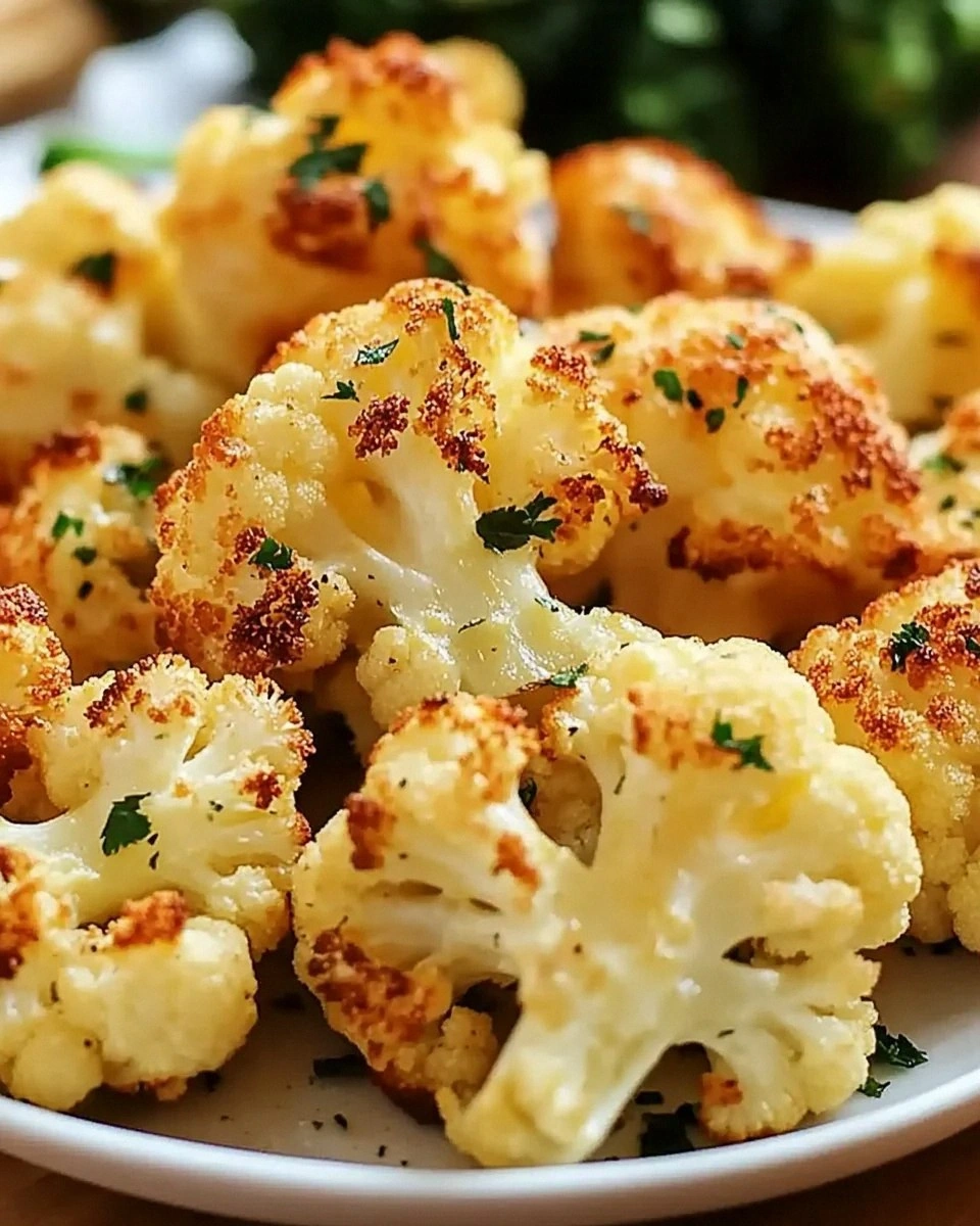 Oven-Roasted Cheesy Cauliflower Delight: A Flavorful, Easy-to-Make Dish