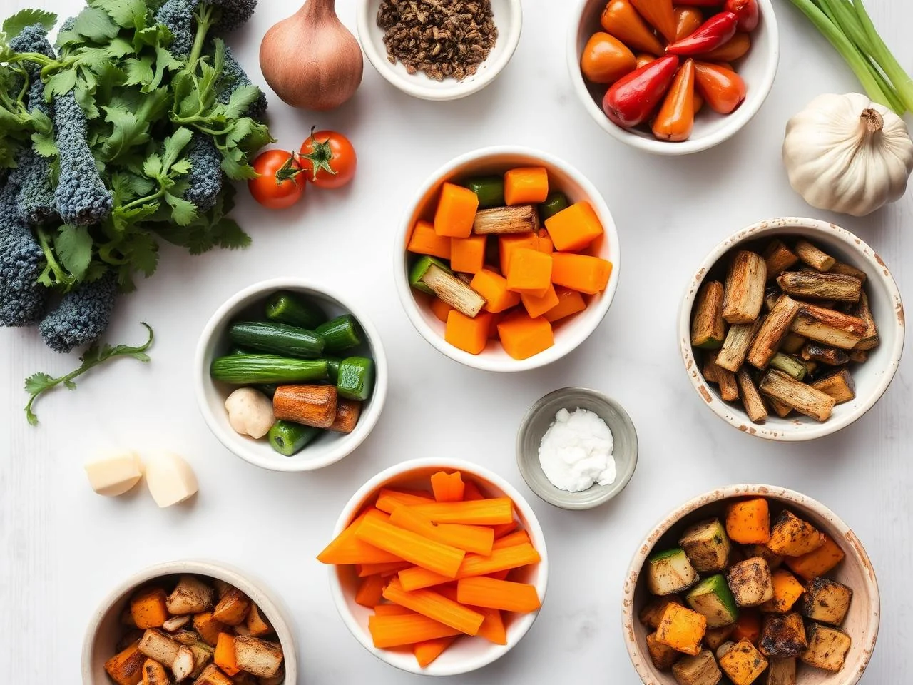 Ingredients for Oven Roasted Vegetables
