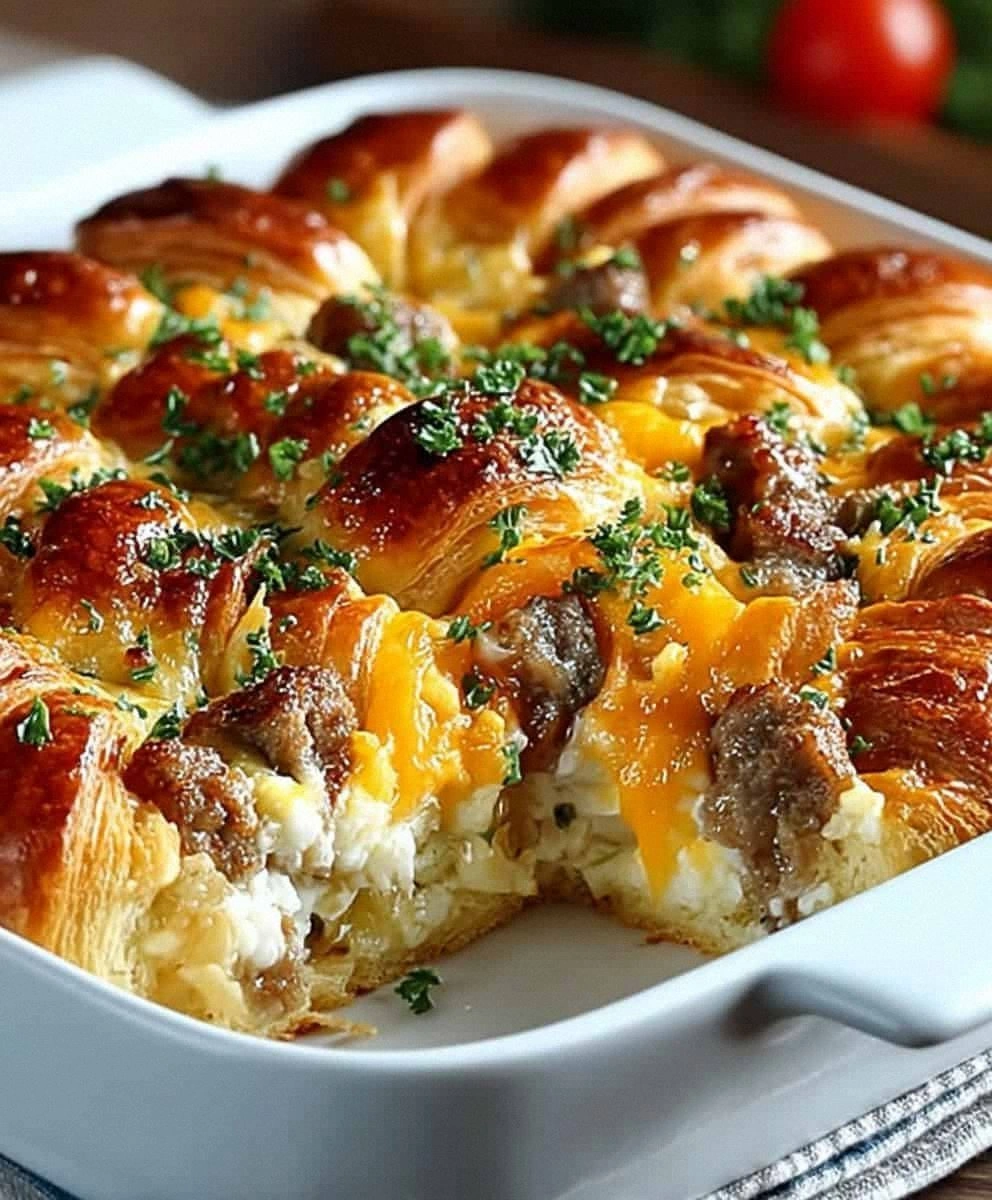 Overnight Croissant Casserole: A Delicious and Easy Breakfast Recipe