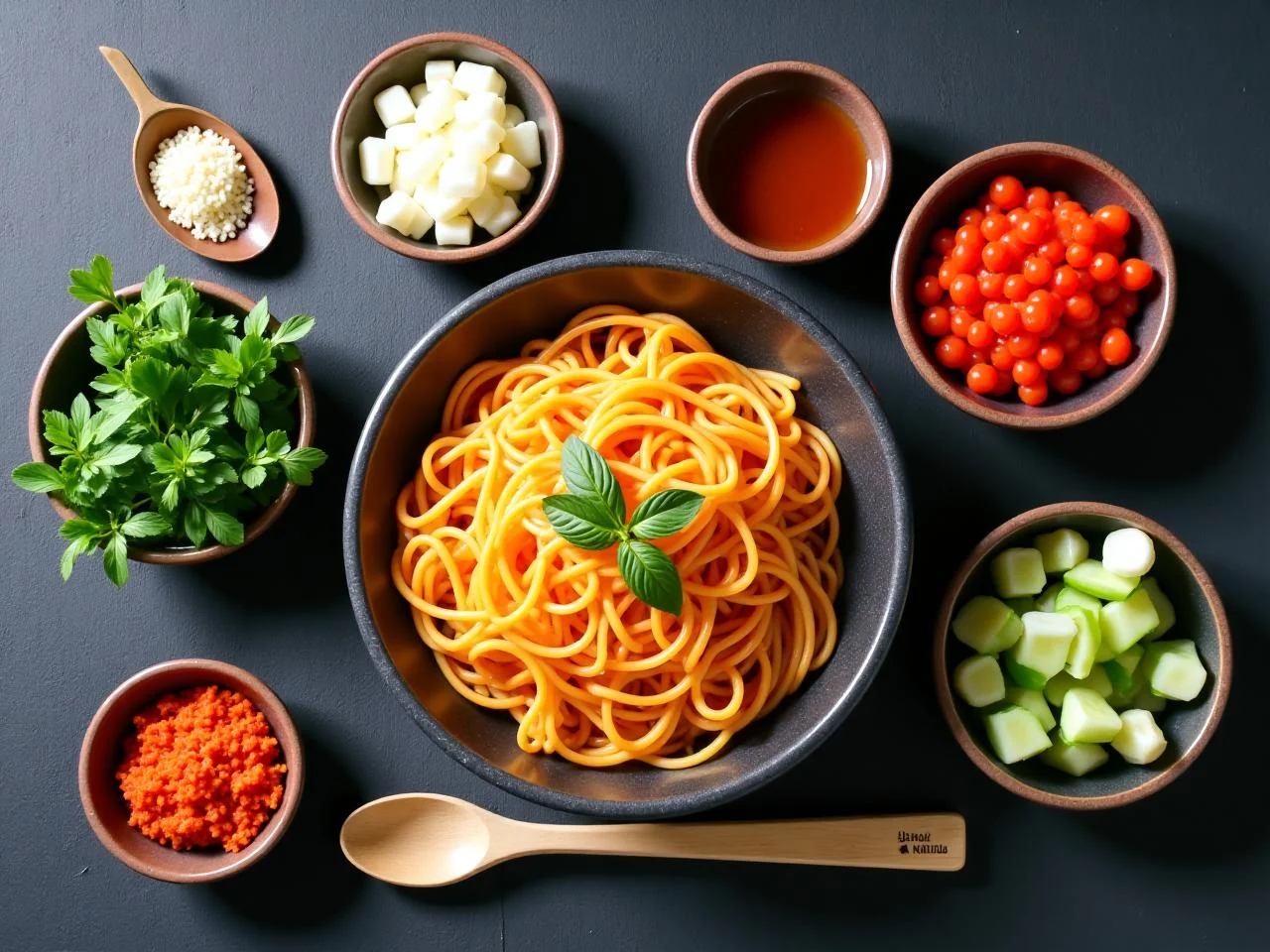 Ingredients for Pad Thai Noodles