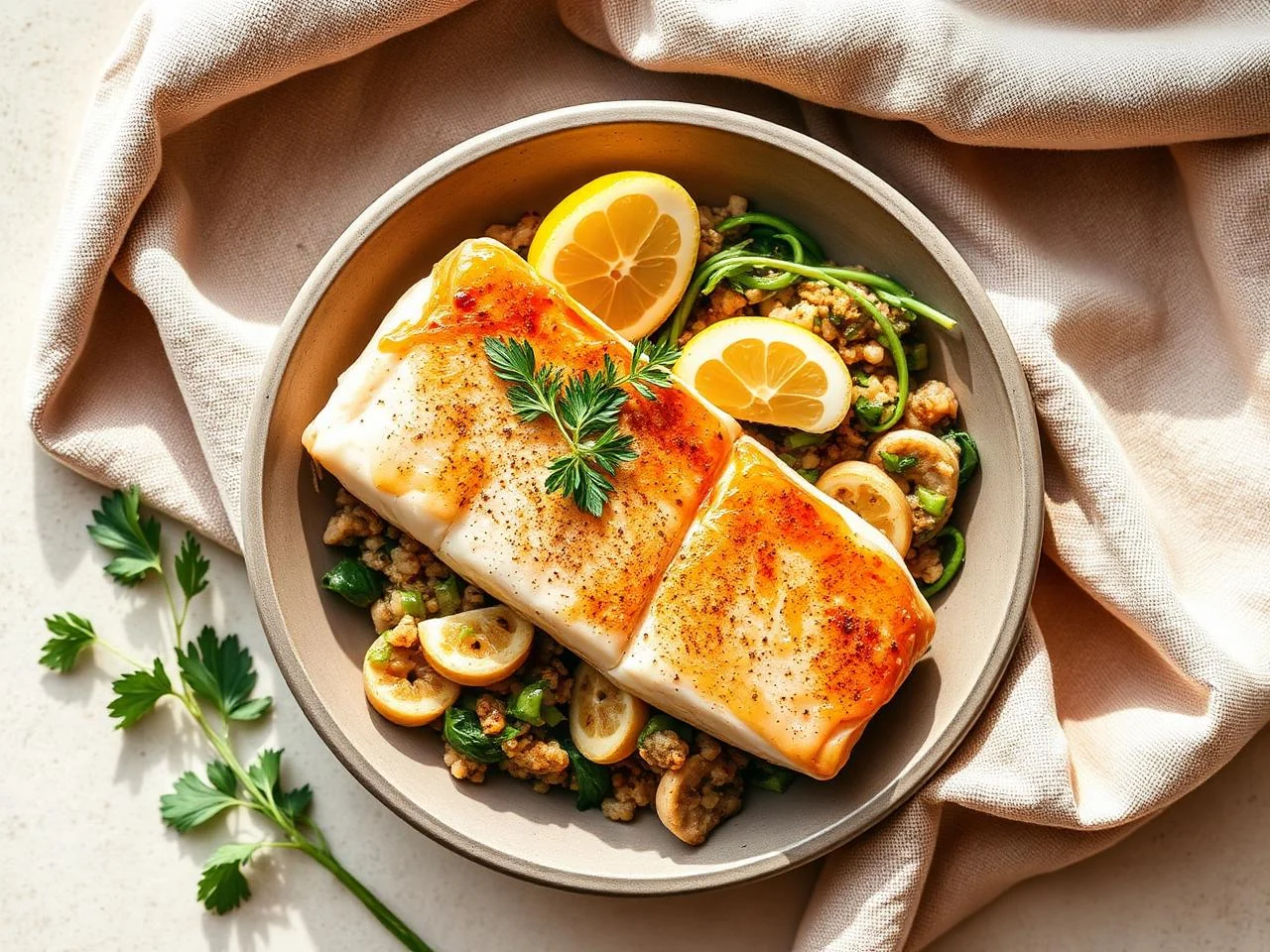 Pan Fried Cod