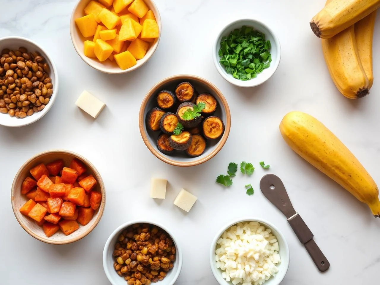 Ingredients for Pan Fried Plantains