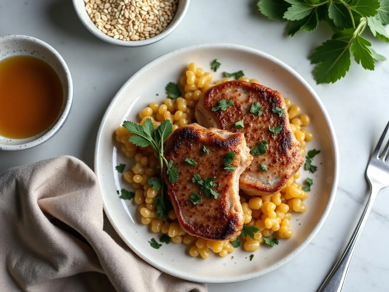 Pan Seared Pork Chops