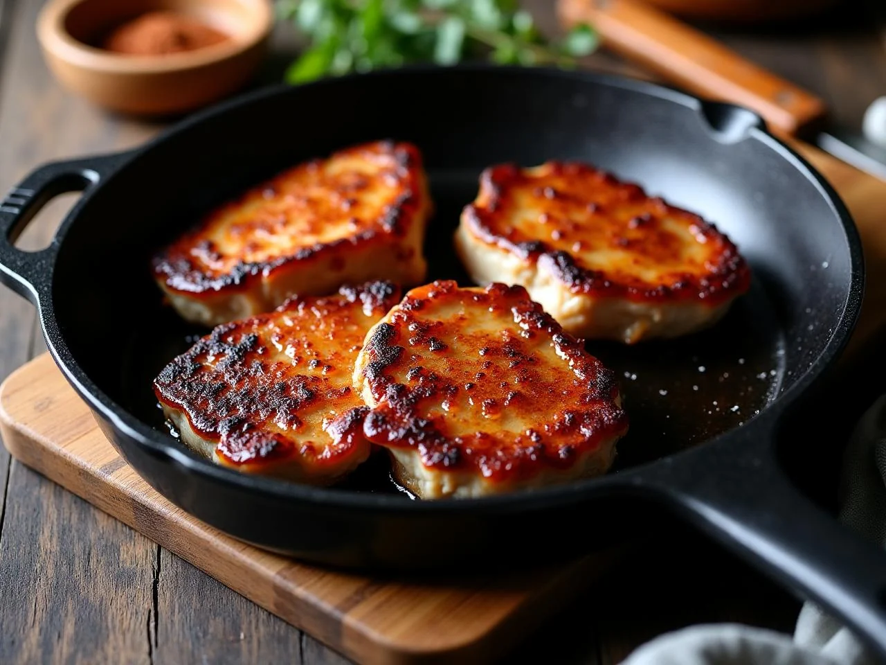 Pan-Seared Pork Chops