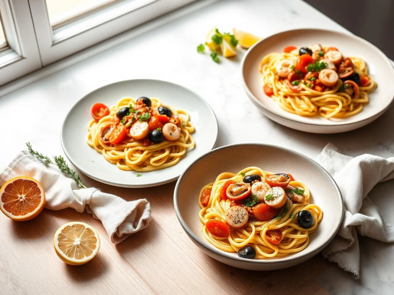 Pappardelle With Seafood Ragu