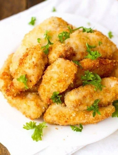 Parmesan Chicken Fingers with 