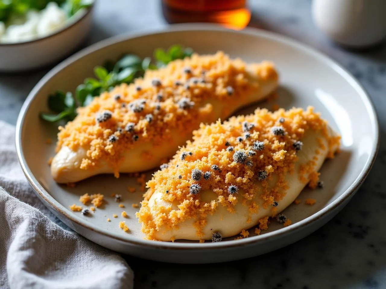 Parmesan Crusted Baked Chicken