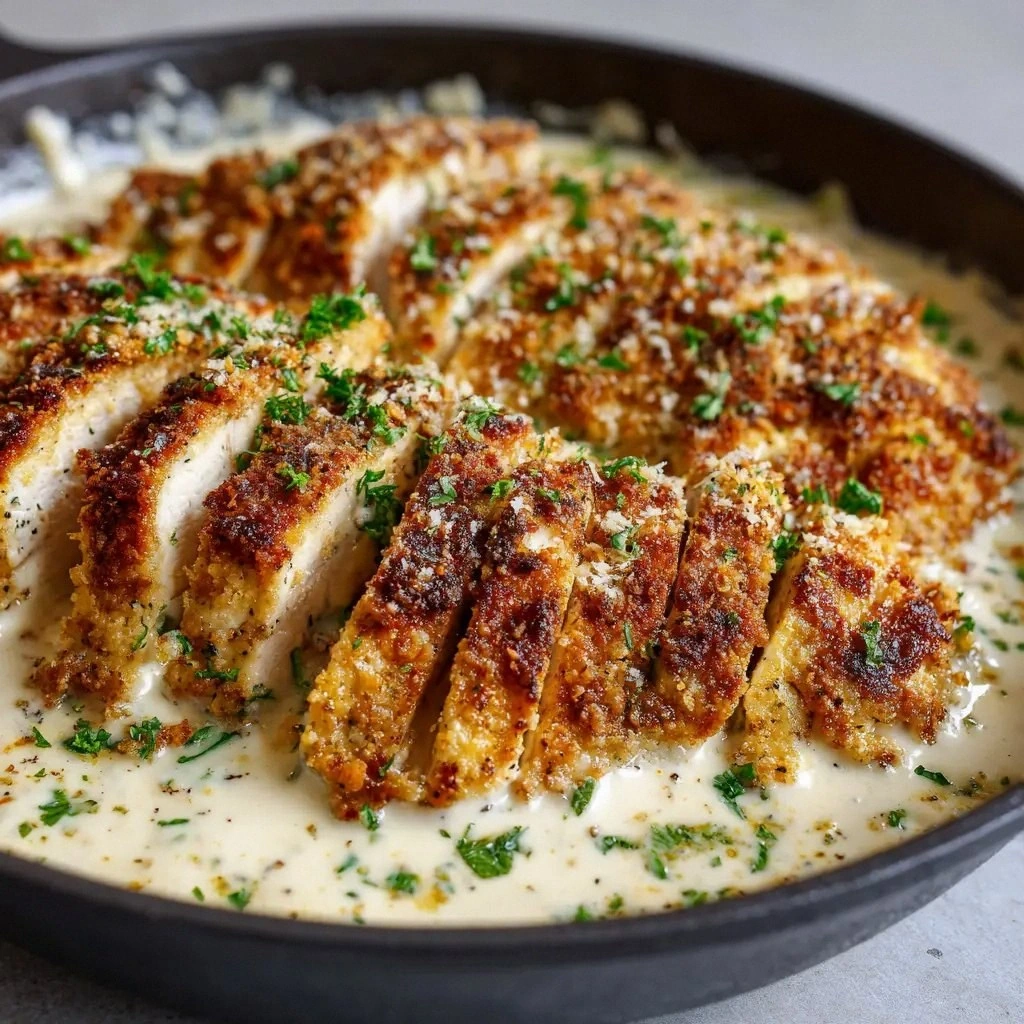 Parmesan Crusted Chicken in Ga