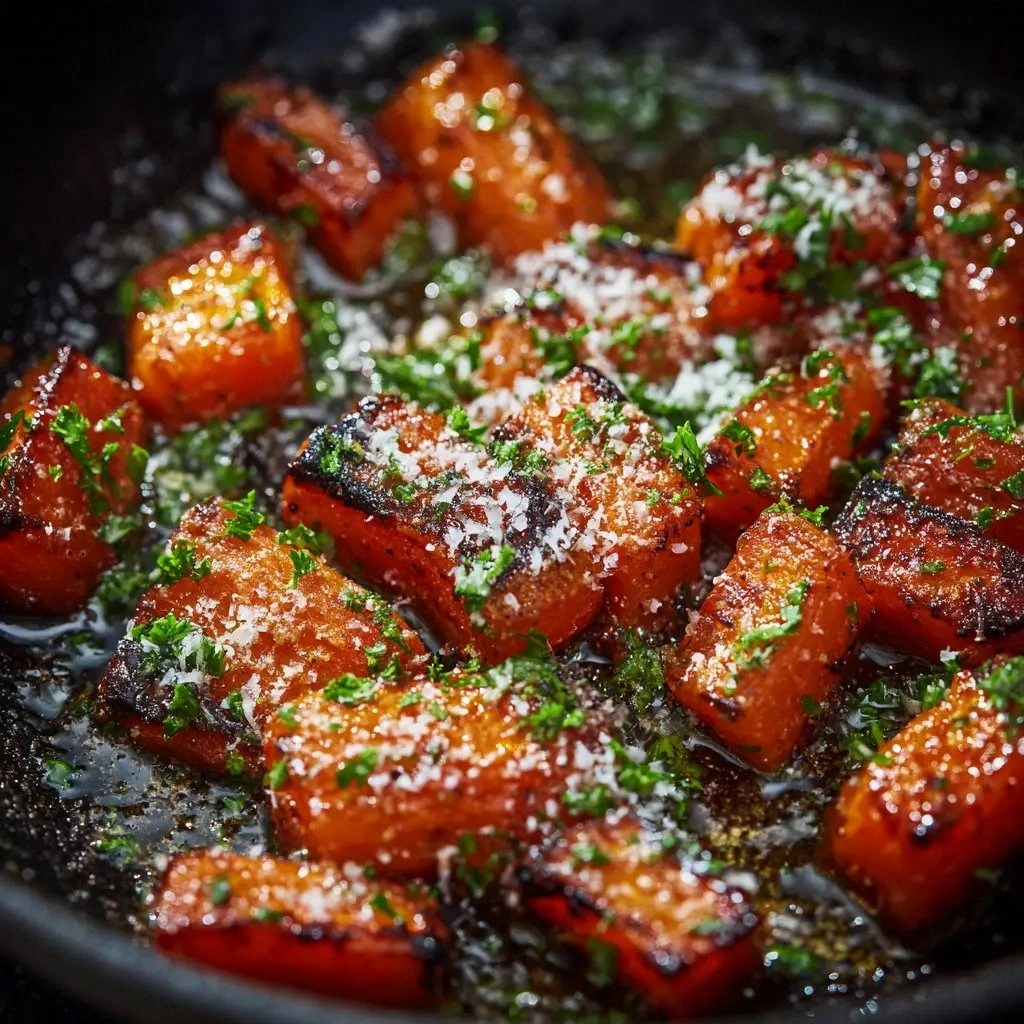 Parmesan Garlic Roasted Carrot