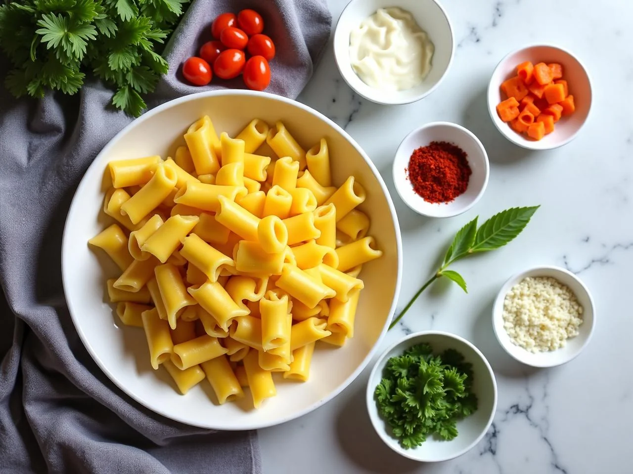 Ingredients for Pasta al Forno