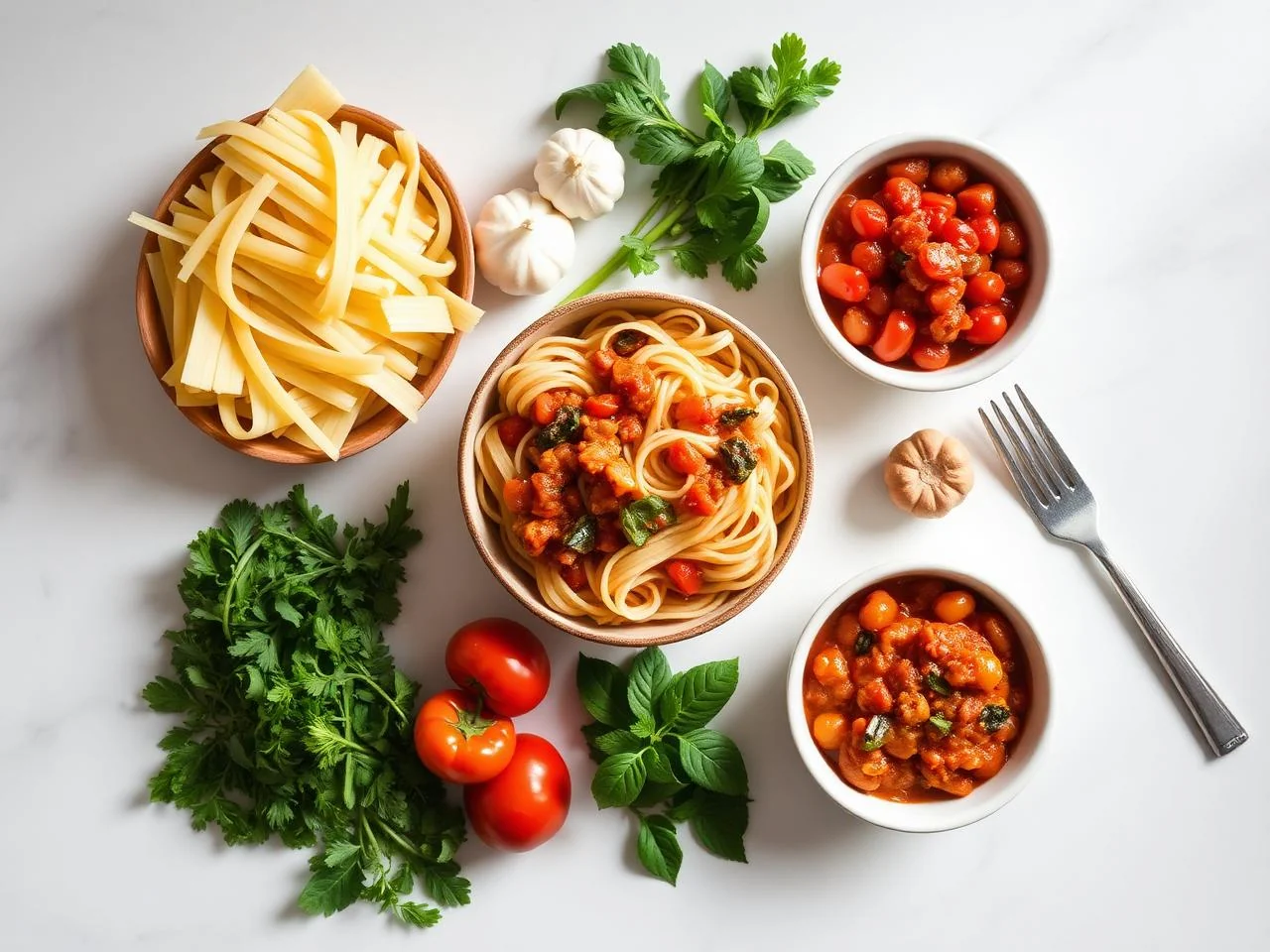 Ingredients for Pasta E Fagioli