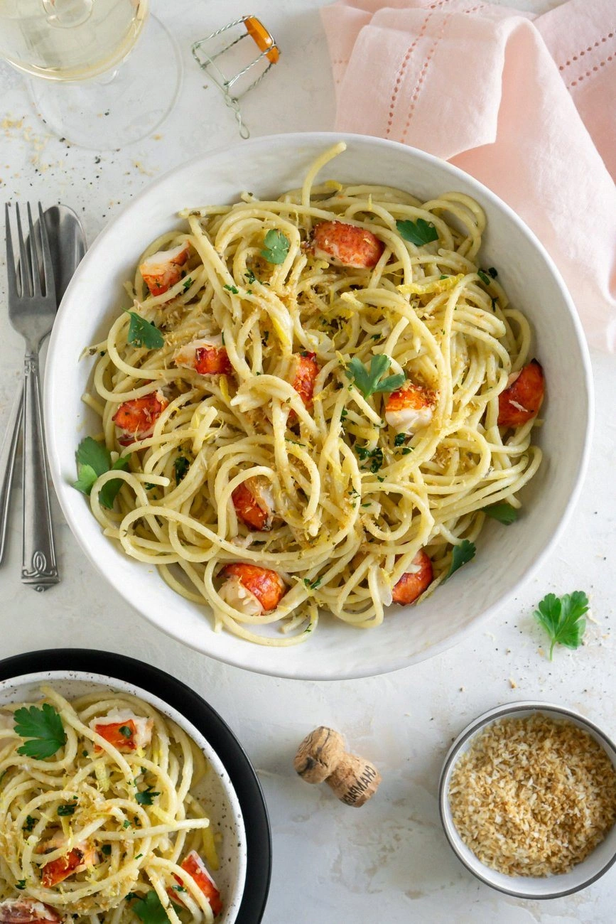 Pasta with Lobster Sauce