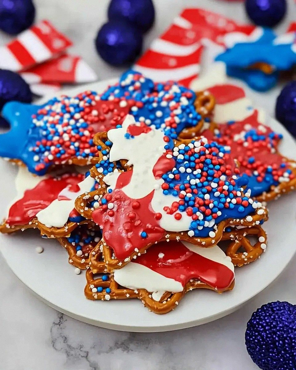 Patriotic Pretzel Bark: A Festive Treat Recipe!