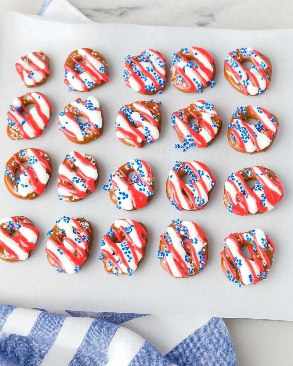Patriotic Pretzels