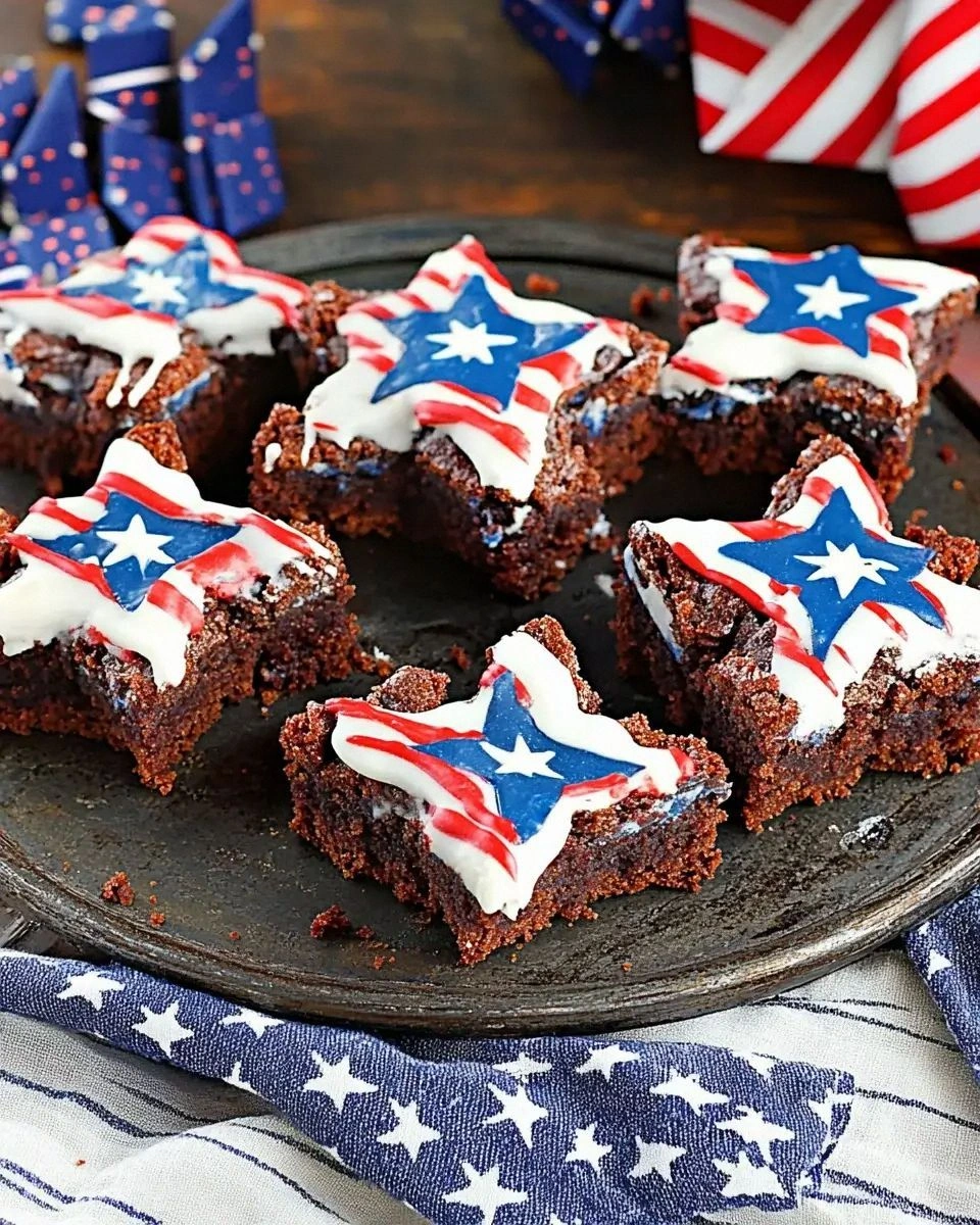 Patriotic Star Brownies: Delight Your Holidays Today!