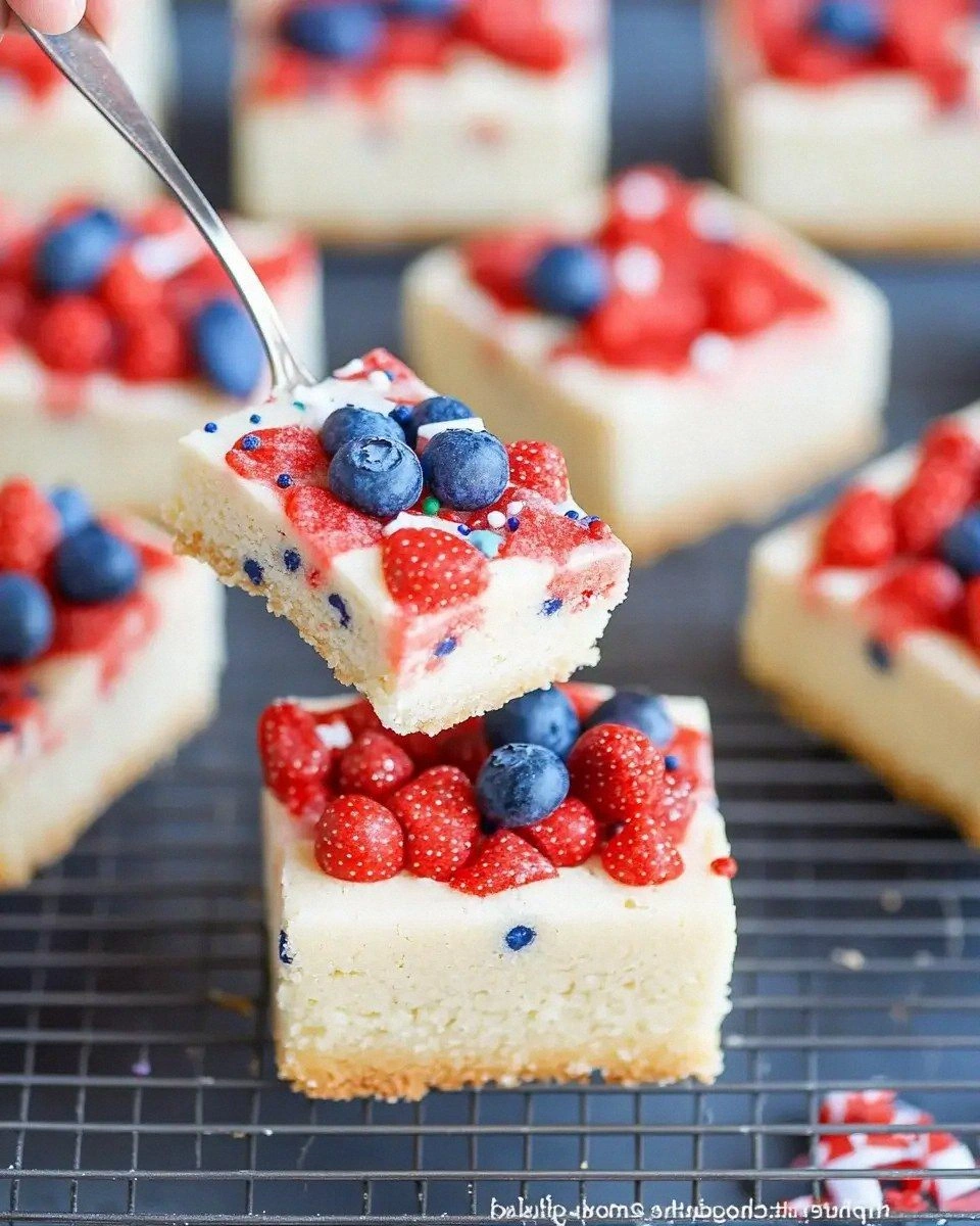 Patriotic Sugar Cookie Bars: A Simple Festive Treat!