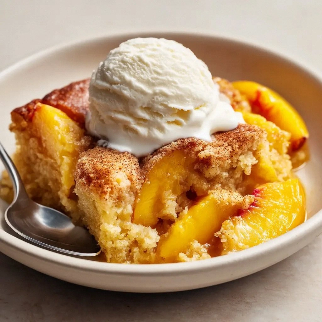 Peach Cobbler Poke Cake: The U