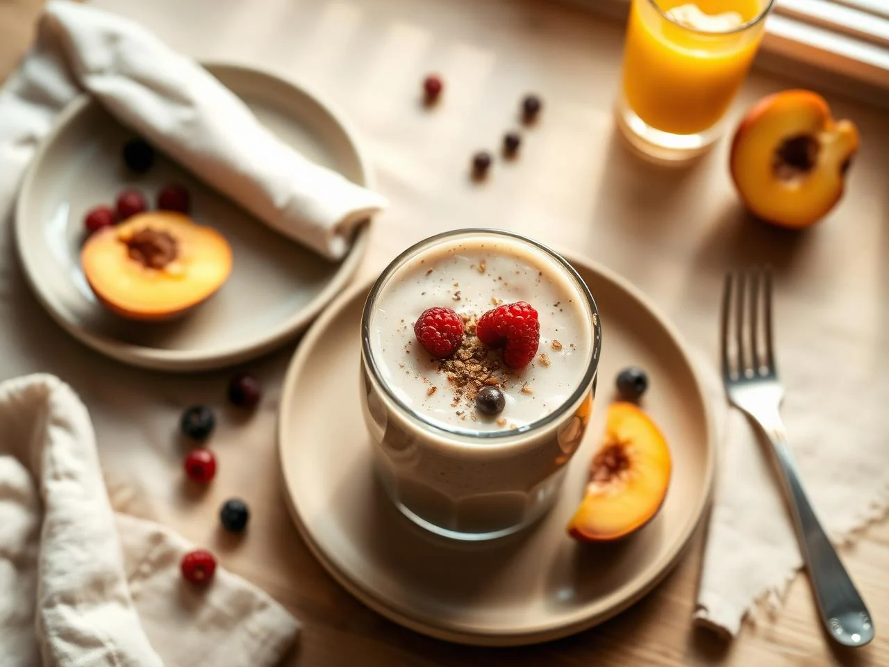 Peach Cream Smoothie