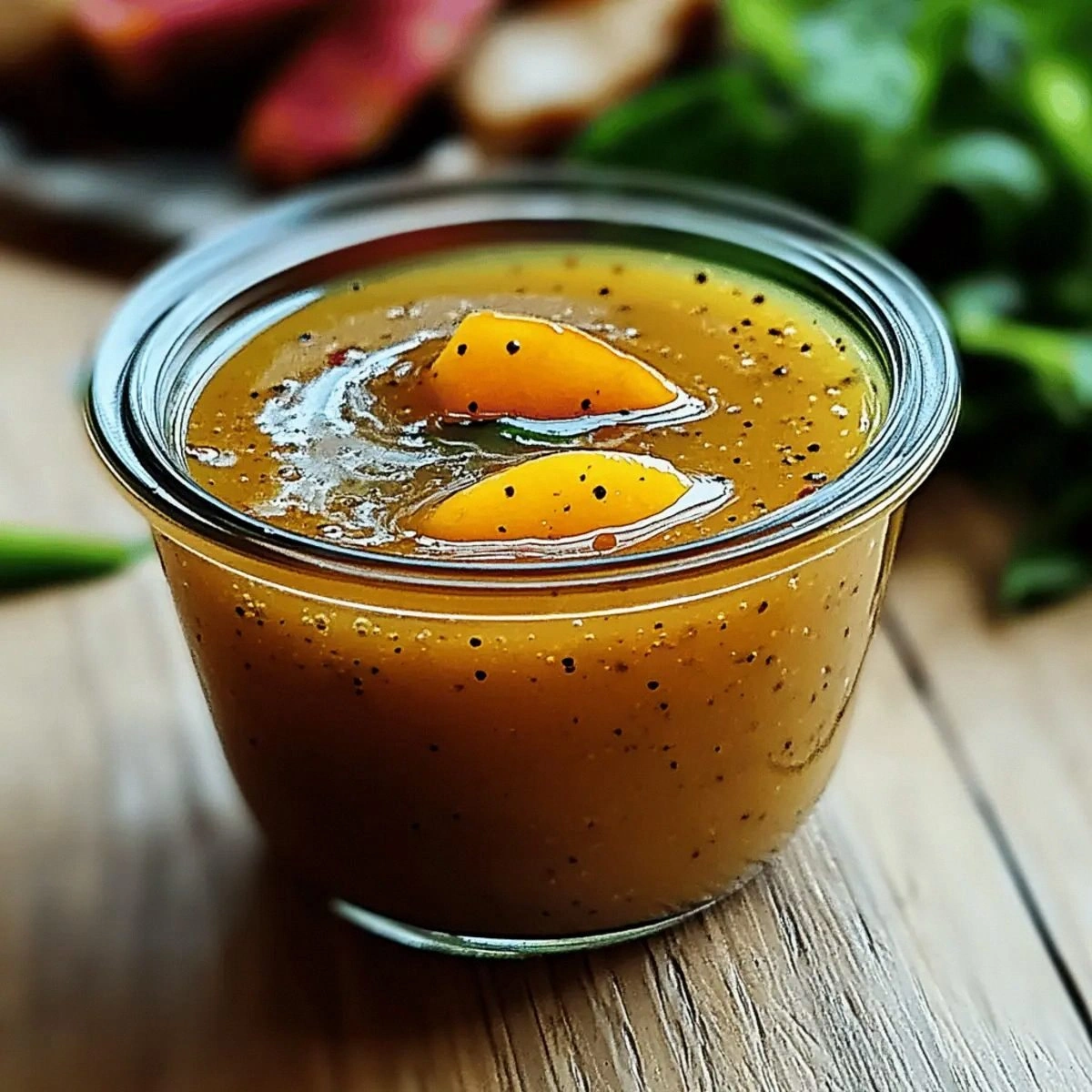 Peach Honey Dijon Balsamic Vinaigrette for Summer Bliss