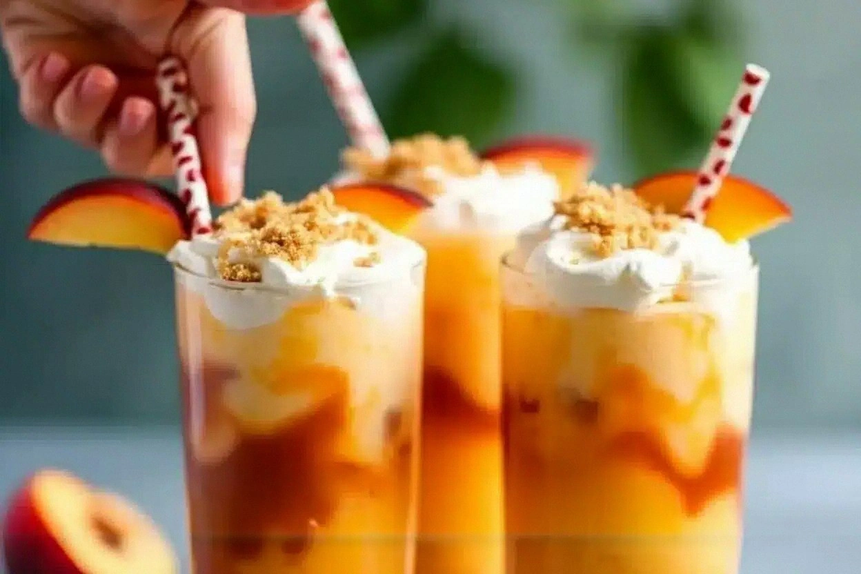 Peach Pie Float Recipe – Easy Homemade Summer Treat for Families