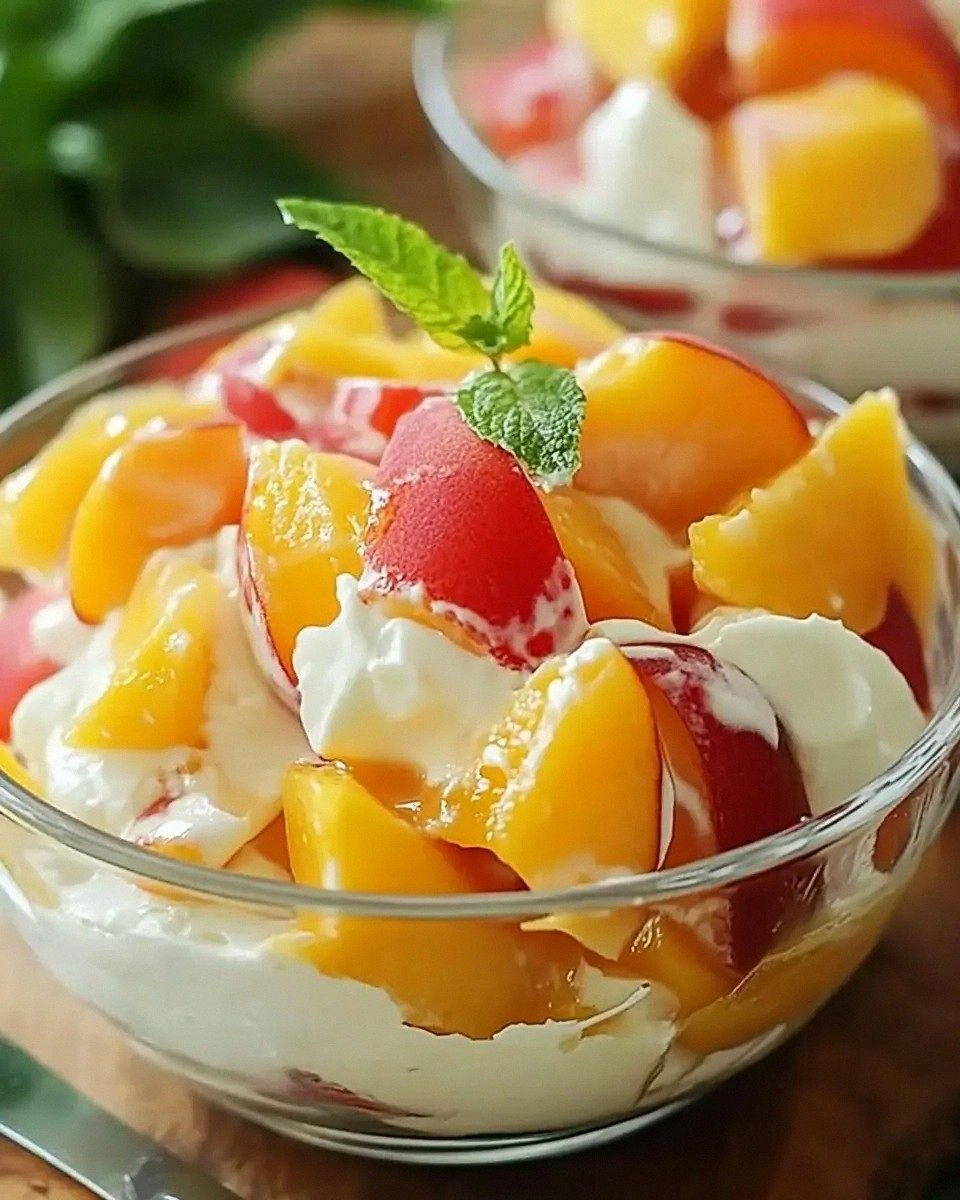 Peaches and Cream Salad: Refresh Your Summer Menu!