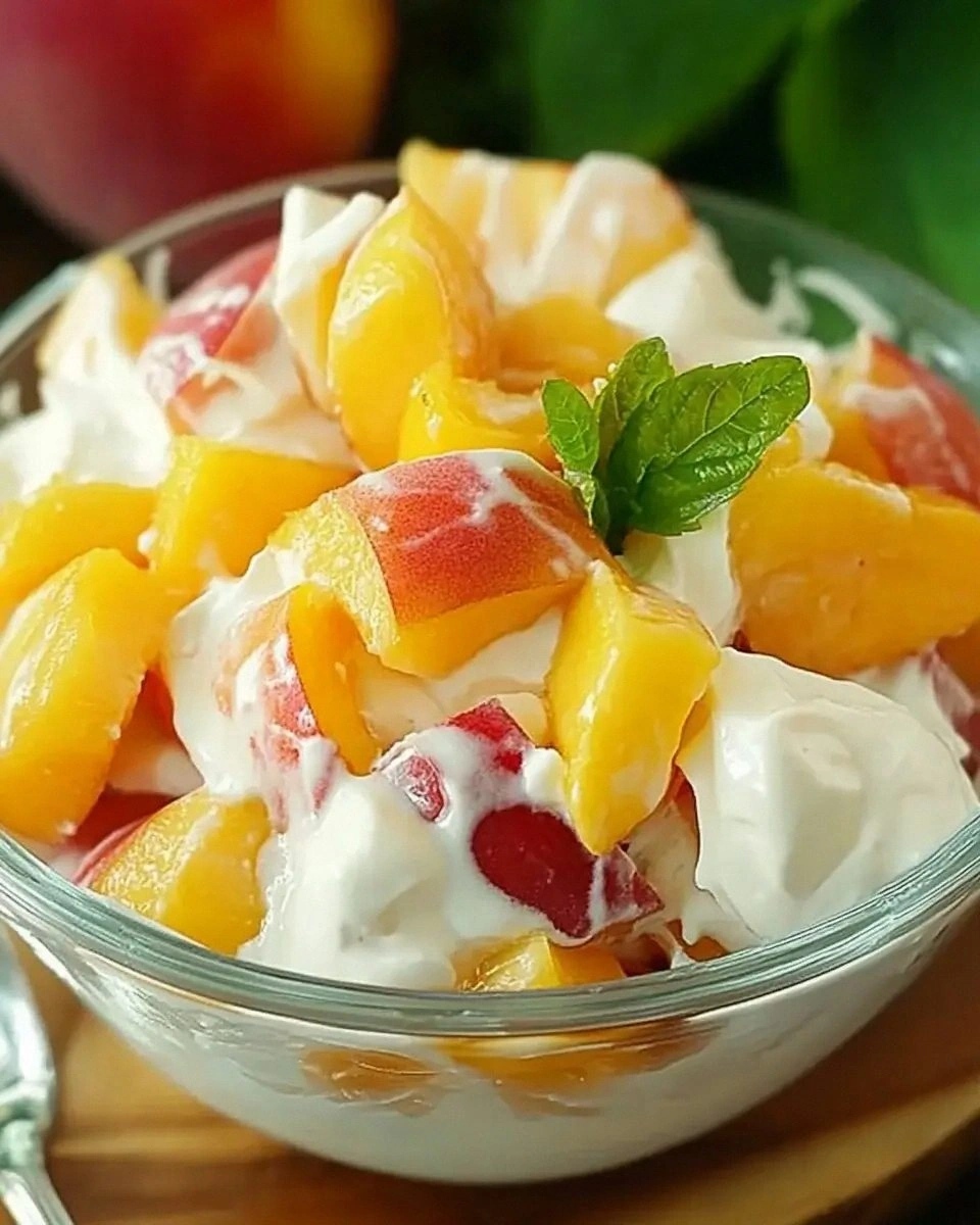 Peaches and Cream Salad: Refresh Your Summer Menu!