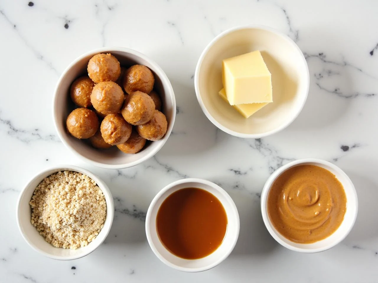 Ingredients for Peanut Butter Balls