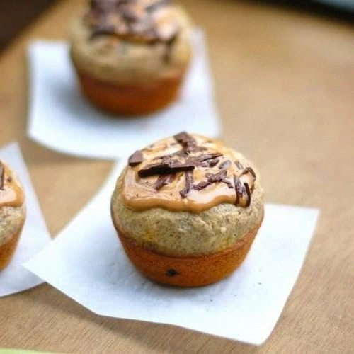 Peanut Butter Banana Flax Muff