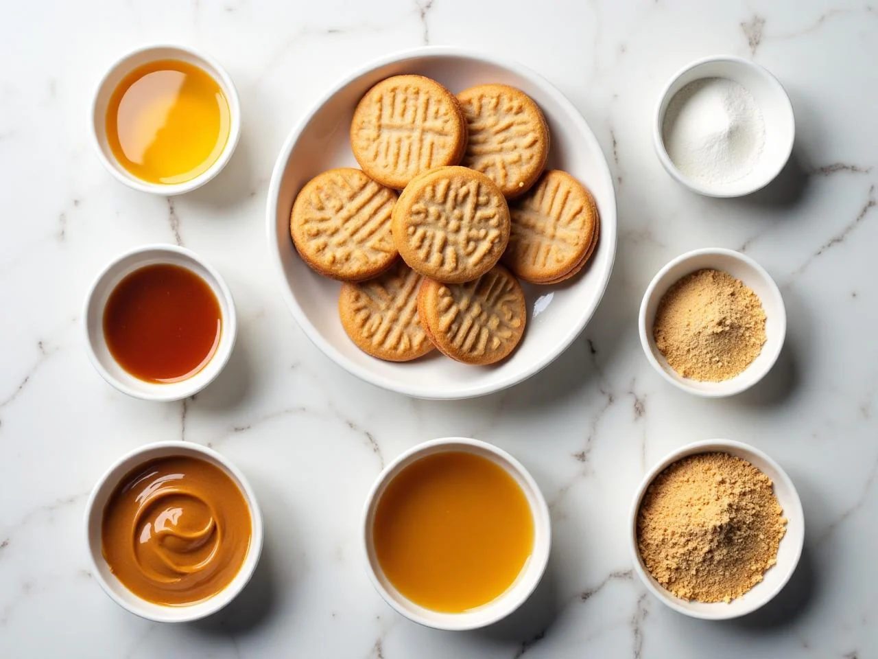 Ingredients for Peanut Butter Cookies