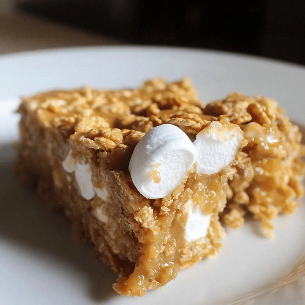 Peanut Butter Cornflake Marshmallow Bars – Easy Chewy Bliss