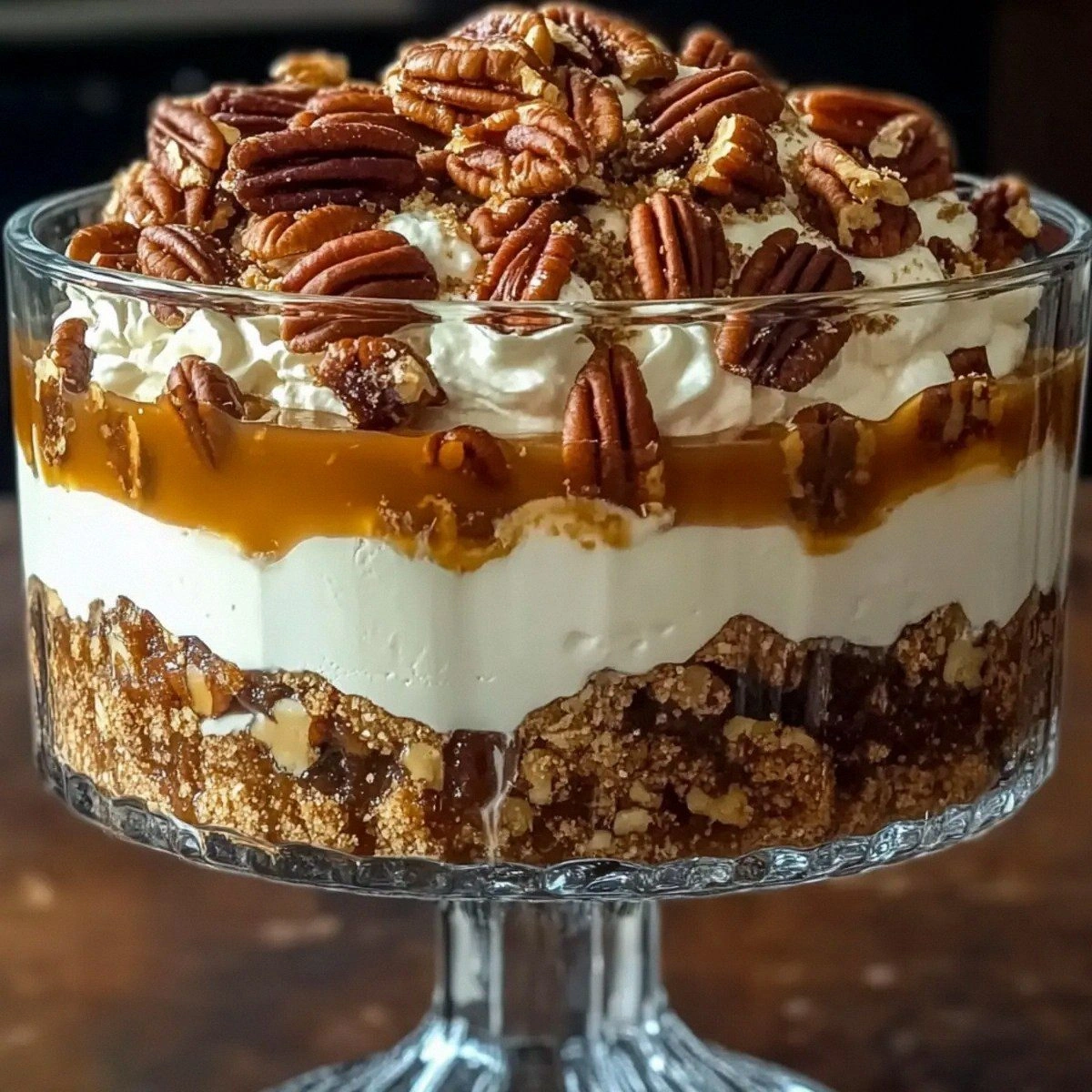 Pecan Pie Cheesecake Trifle: Irresistibly Creamy & Crunchy Delight