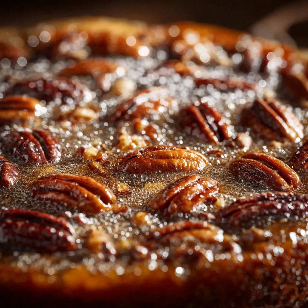 Pecan Pie Dump Cake: The Easie