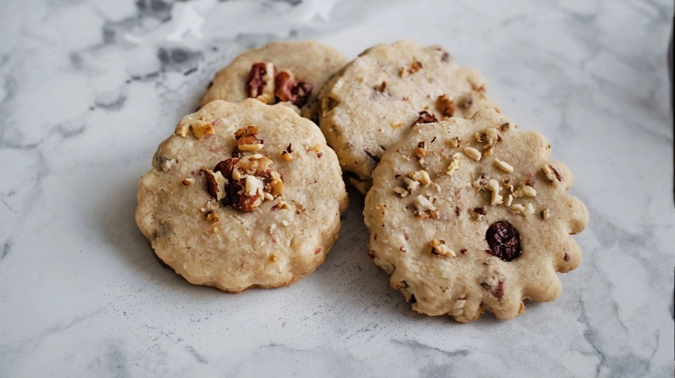 Pecan Shortbread Cookies (Butt