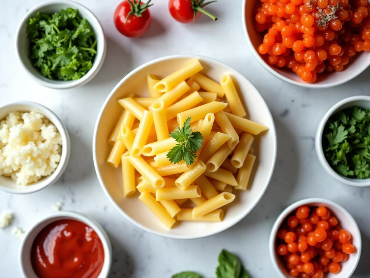 Ingredients for Penne alla Vodka