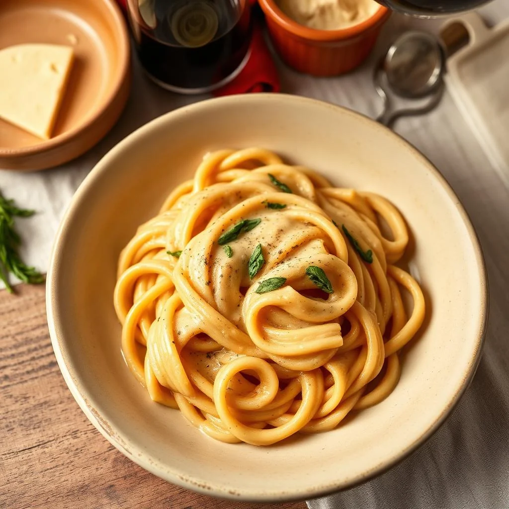 Penne With Creamy Vodka Sauce