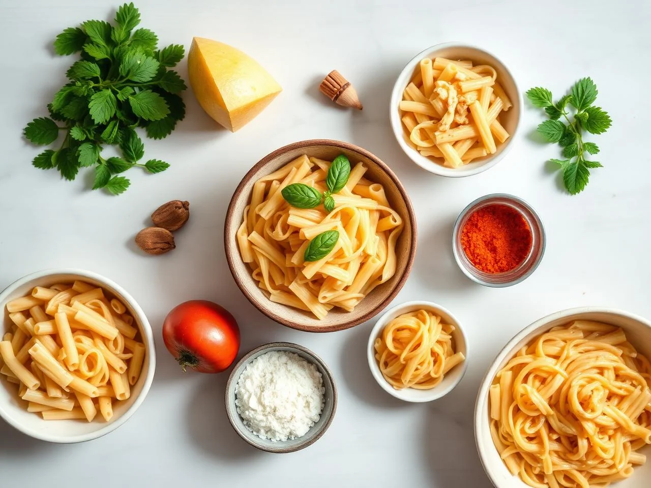 Ingredients for Penne With Creamy Vodka Sauce