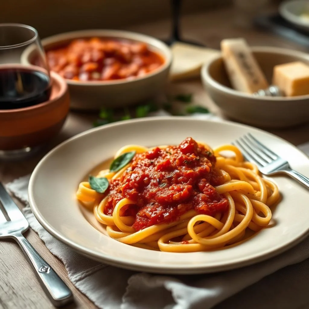 Penne With Tomato Sauce