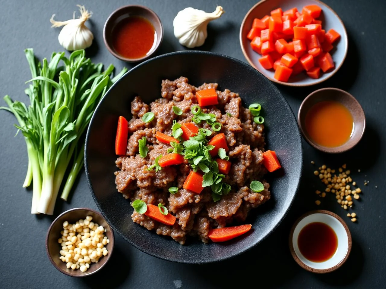 Ingredients for Pepper Steak Stir-Fry