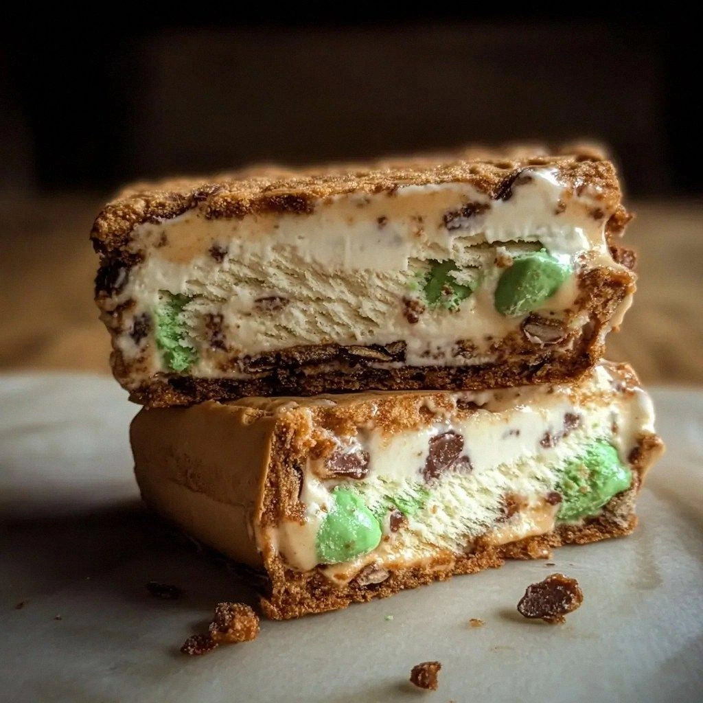 Peppermint Crisp Tart Ice Crea