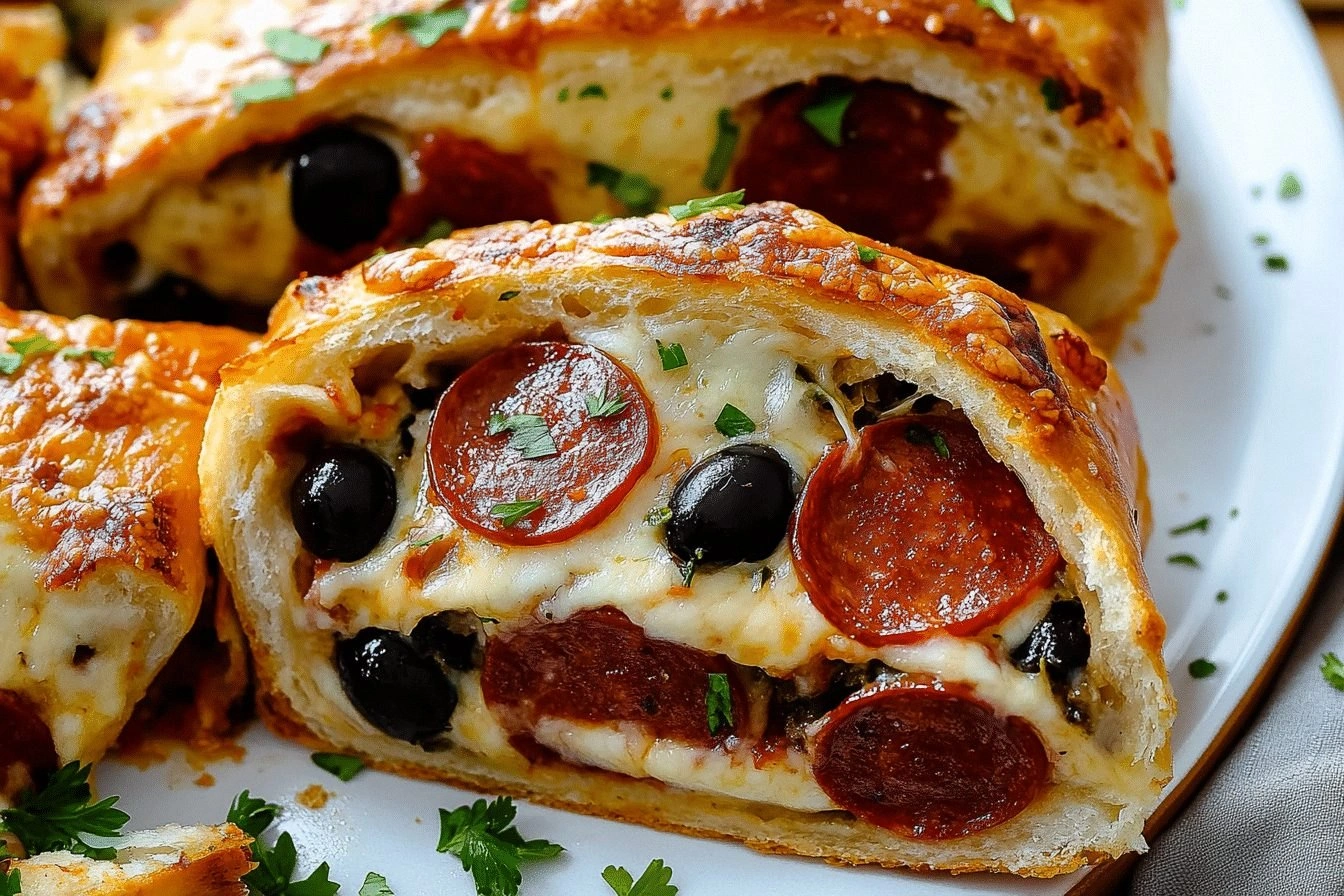 Pepperoni Black Olive Strombol