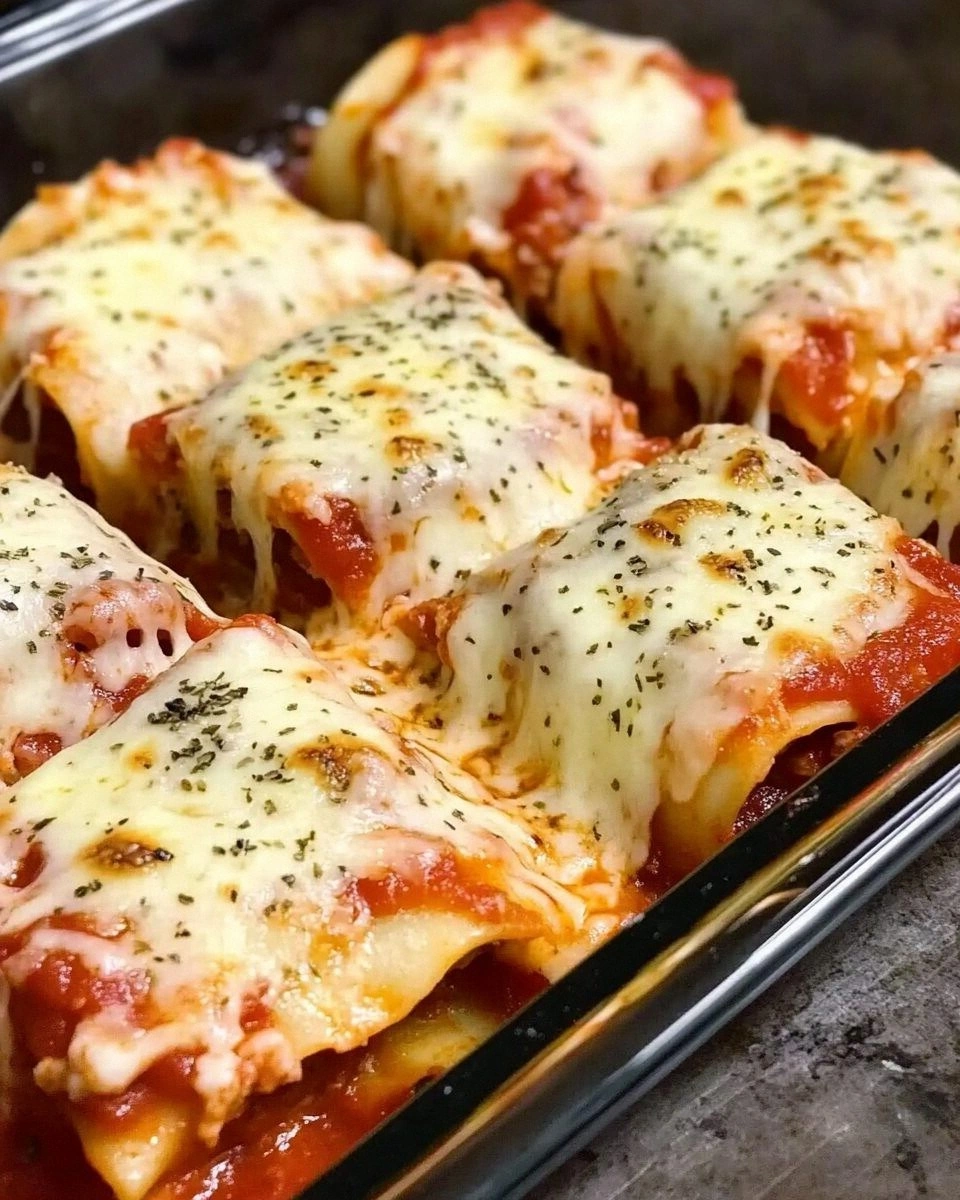 Pepperoni Pizza Lasagna Roll U